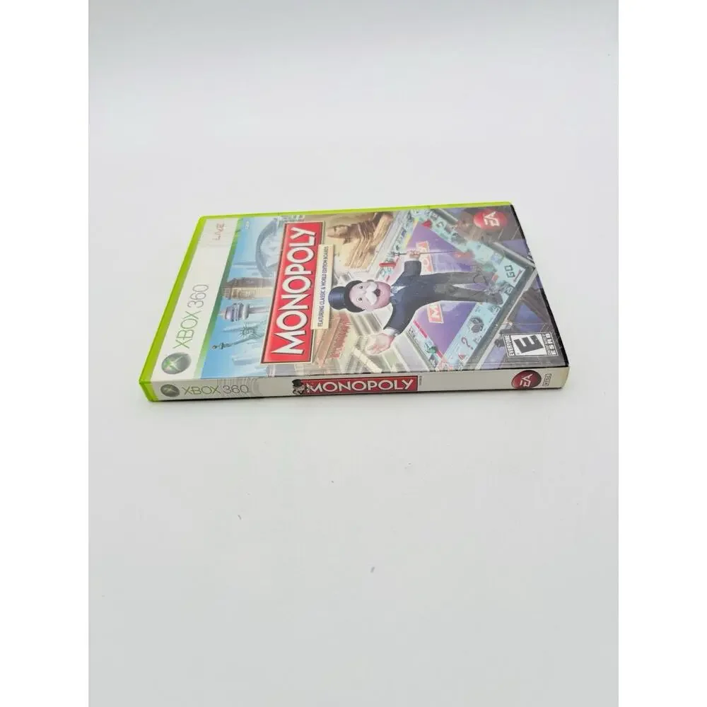 MonopolyVideo Game -(Microsoft Xbox 360) CIB- TESTED Works VG Condition Complete